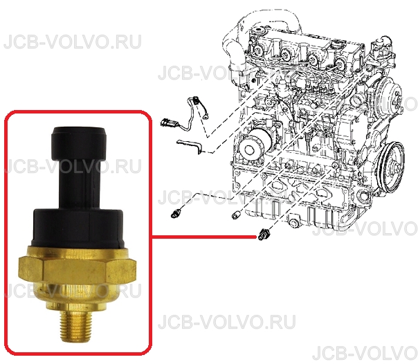 SWITCH PRESSURE ENGINE OIL 6674315