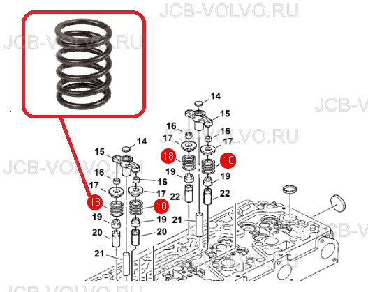 Spring Valve K1C010-13240