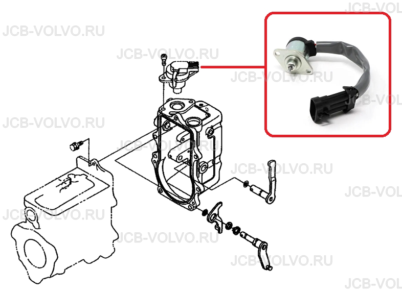SOLENOID SHUTOFF FUEL 6689034