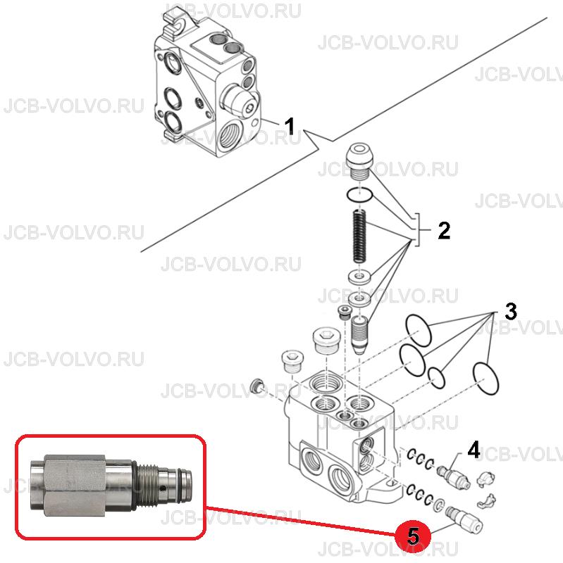 Гидравлический клапан 85820128, 85817668