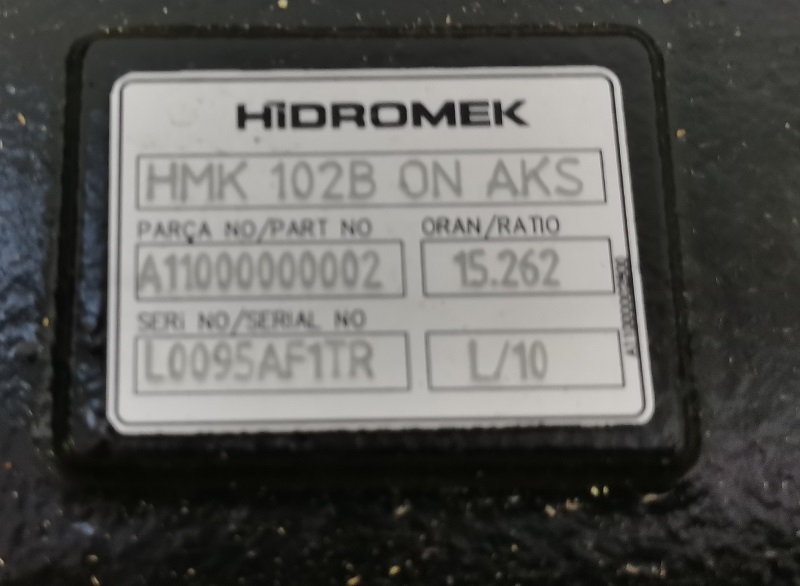 A11000000002 Передний мост HIDROMEK в сборе