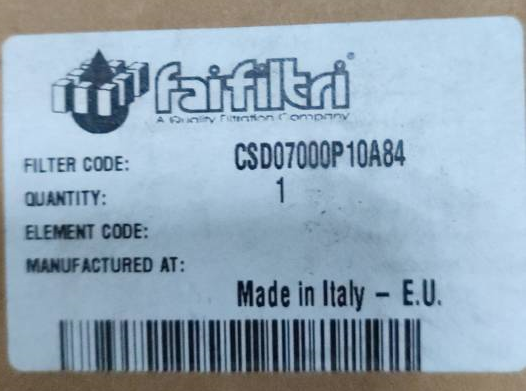 Фильтр гидравлический FAIFILTRI CS07000P10A