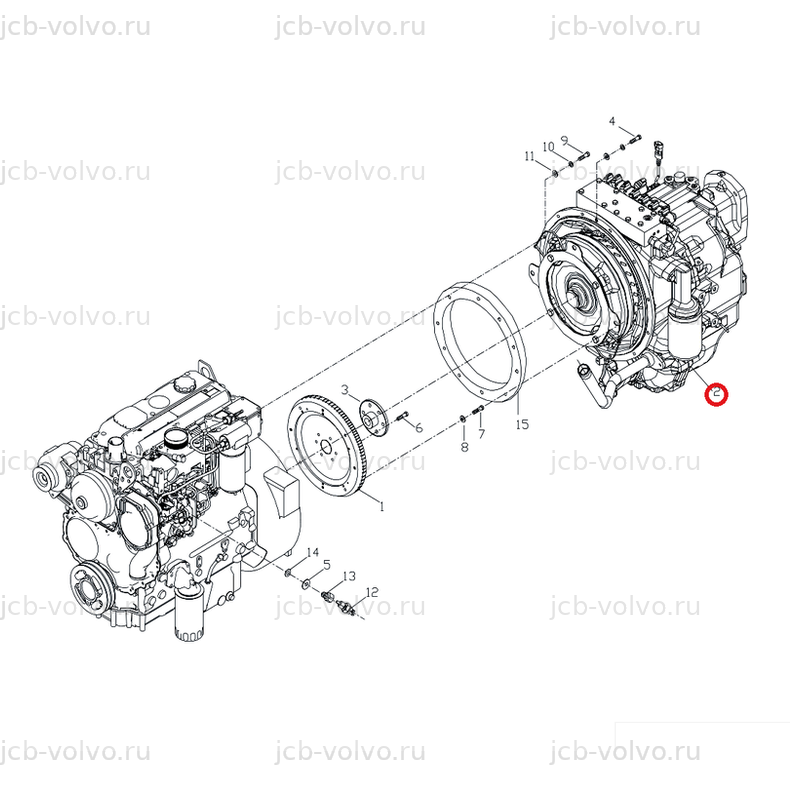 Коробка передач 4WD SPS, артикул 201177040, для CUKUROVA 880, 883, 884, 885