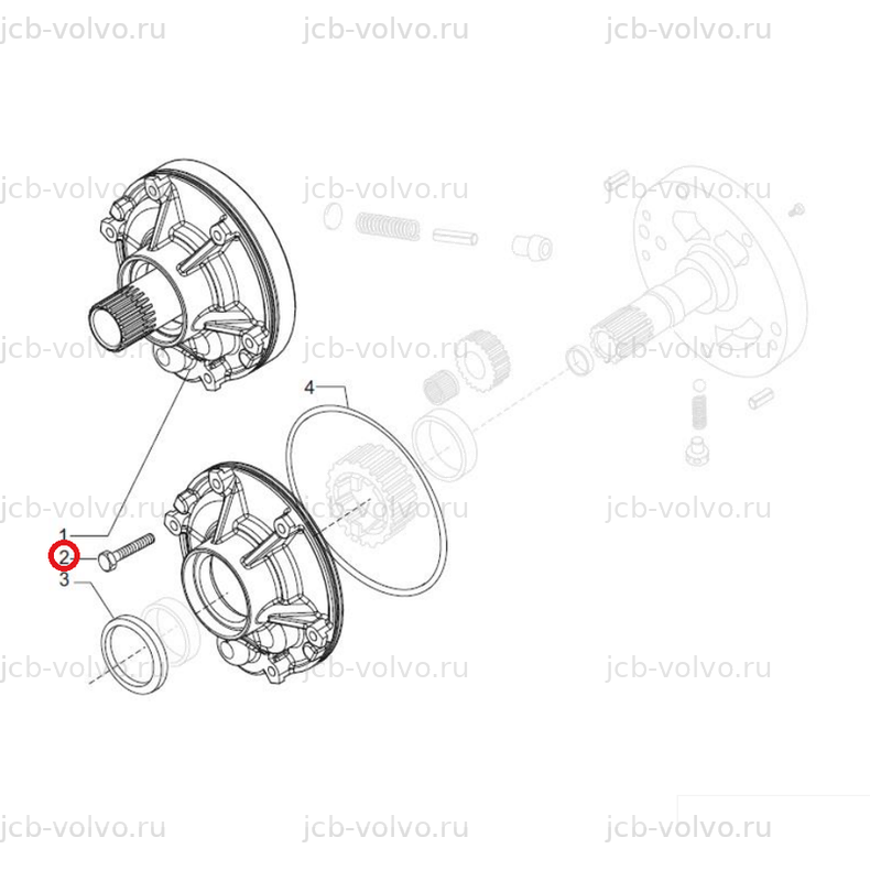Болт, артикул C77AH03, для CUKUROVA 880, 883, 884, 885
