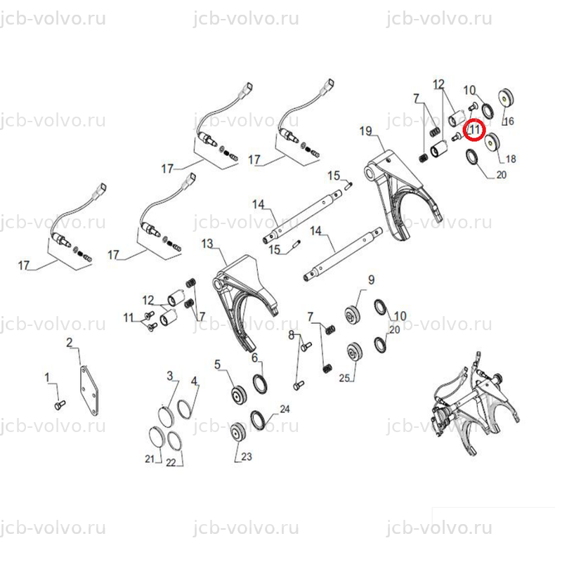 Винт, артикул C77BB52, для CUKUROVA 880, 883, 884, 885