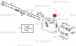 Впускной клапан VOE 11712893 для VOLVO BL61, BL61B