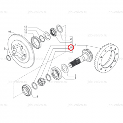 Деформируемая распорная втулка 172020419 для MST 542, 544, 642, 644