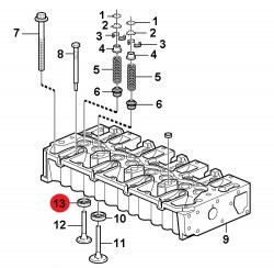Седло выпускного клапана