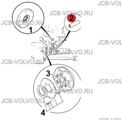 Муфта привода гидронасоса [ 45/916900 ] для JCB 531-70, 541-70