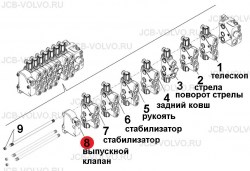 Выпускная секция распределителя 47378488