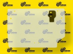 Стекло заднее [ 749727 ] для телескопических погрузчиков MANITOU