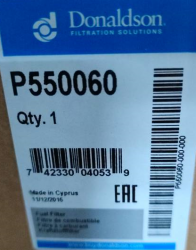 Фильтр топливный DONALDSON P550060