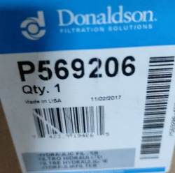 Фильтр гидравлический DONALDSON P569206