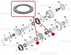 Подшипник шестерни КПП