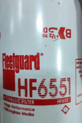Фильтр масляный FLEETGUARD HF6551
