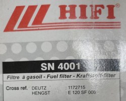 Фильтр топливный HIFI SN4001