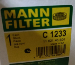 Фильтр воздушный MANN C1233