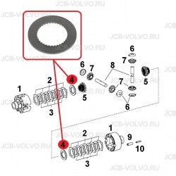 Диск прижимной S0644216, S0642764
