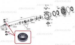 Подшипник шкворневой S0643084, S06/43084