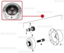 Крышка ступицы S0644088, S06/44088