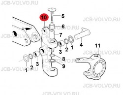 Кронштейн наклона [ VOE 12747929, 12747930, 15402522, 15402520 ] для грейдера VOLVO G930, G940, G946, G960