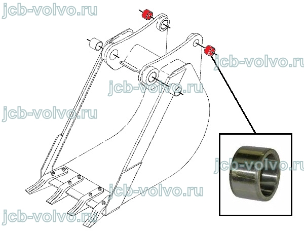 Bush t187116 JOHN DEERE